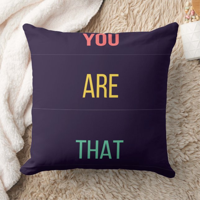 Coussin You Are That — 90s Maximalist Throw Pillow Retro (Couverture)