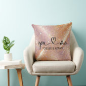Coussin You Me Forever and Always Glitter Romantic (Chaise)