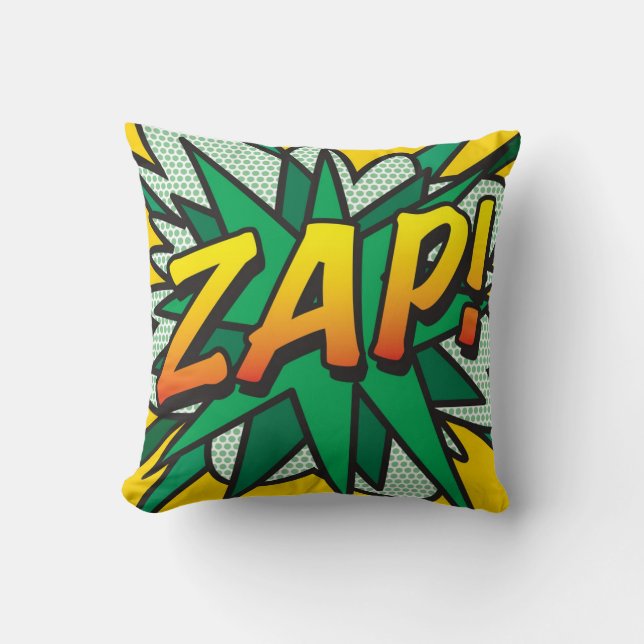 Coussin ZAP POP Fun Retro Combook Pop Art (Recto)