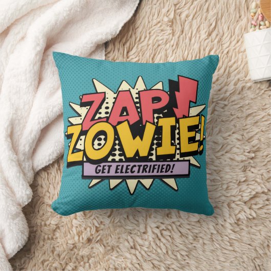 Coussin ZAP! ZOWIE! Électrisez-vous ! (Couverture)