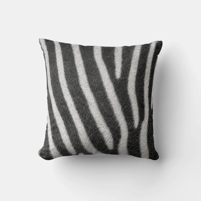 Coussin Zebra Fur Motif animal (Recto)