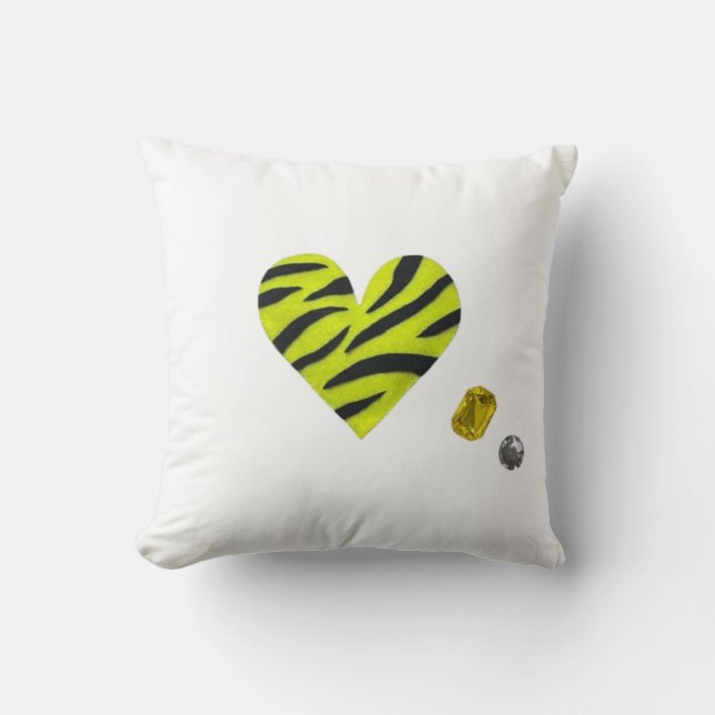 Coussin Zebra-heart (Recto)