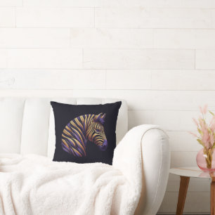 Coussin Zebra purple