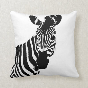 Coussin Zebra - Safari - Décor animal - Décor de ferme