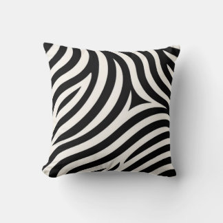 Coussin Zebra Stripes Impression moderne