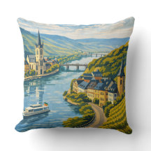 Zell Allemagne Art de Voyage Vintage