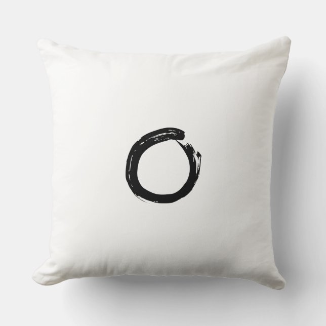 Coussin Zen Almofada avec Enso (Recto)