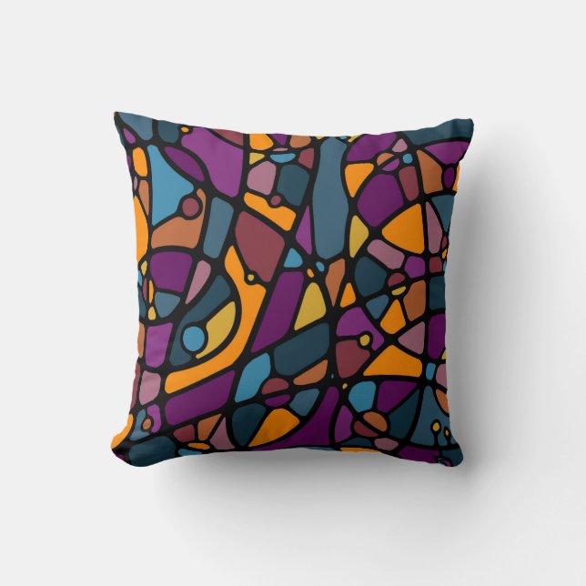 Coussin Zen Neurographic Digital Creation (Recto)