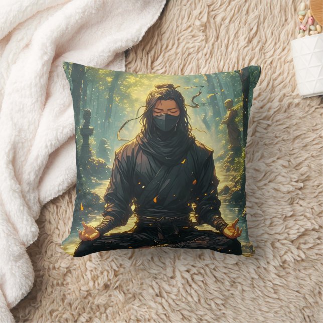 Coussin Zen of the Shadow Warrior (Couverture)