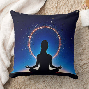 Coussin Zen sous les étoiles : Méditation cosmique