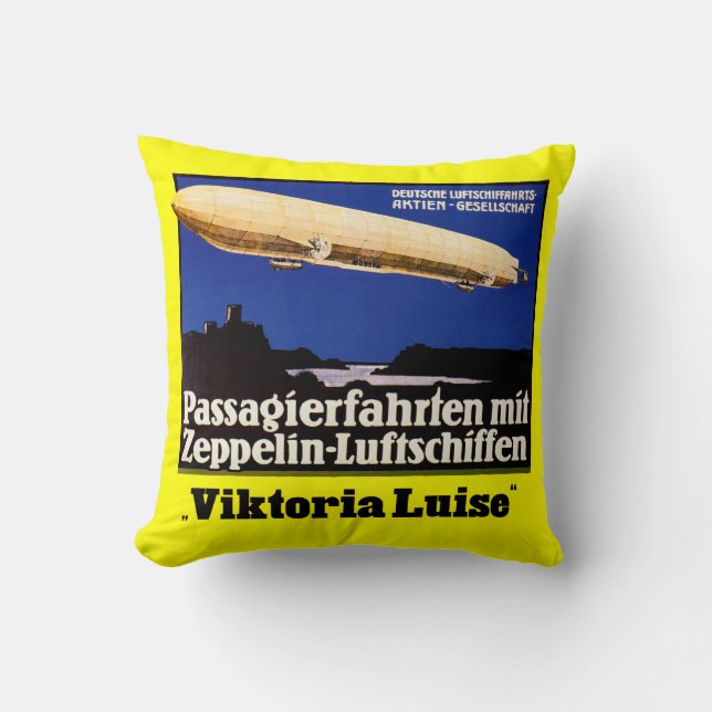 Coussin Zeppelin Viktoria Luise (Recto)
