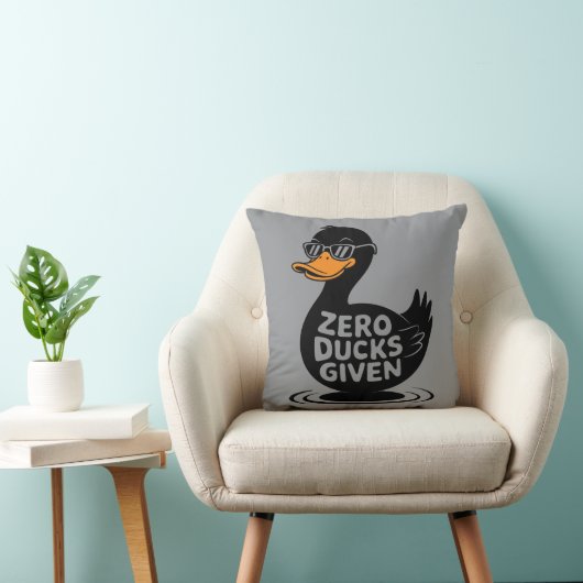 Coussin Zéro Canards Donné - Drôle Cool Conception de Cana (Chaise)