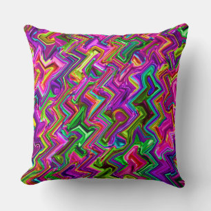 Coussin Zigzag coloré #2 -