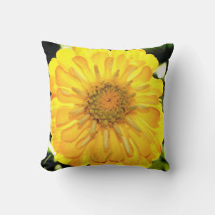 Coussin Zinnia jaune