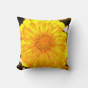 Coussin Zinnia jaune