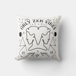Coussin Zodiac minimaliste Gemini