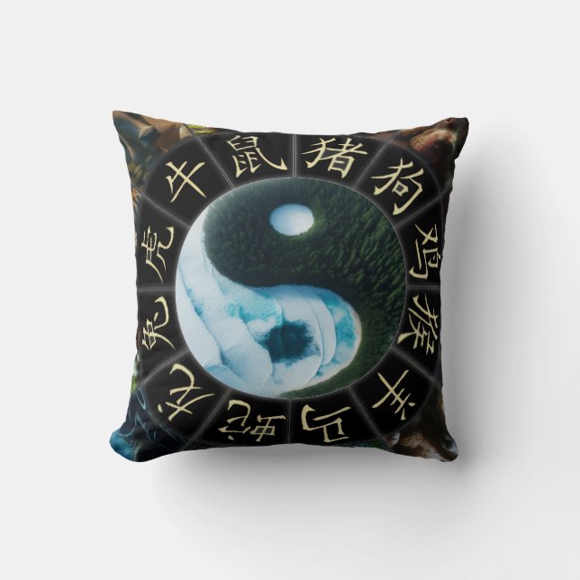 Coussin Zodiaque animal (Recto)