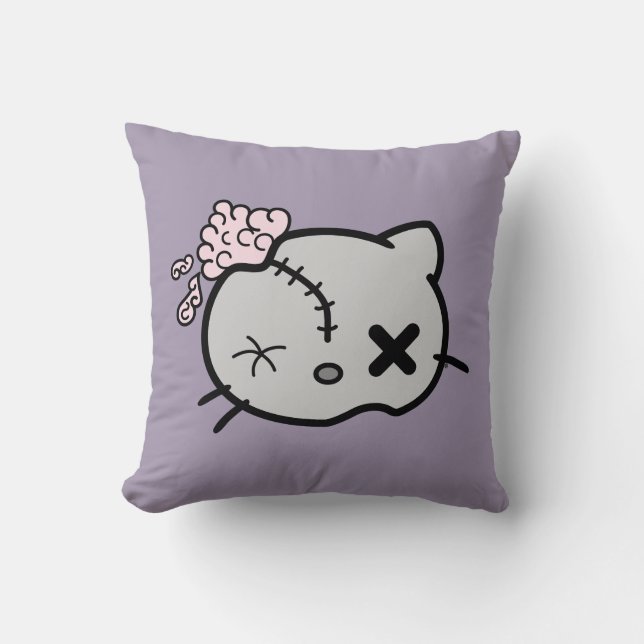 Coussin Zombie Kitty (Recto)