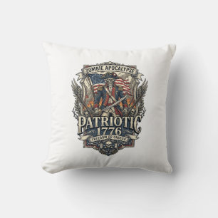 Coussin Zombie Patriotique Général Zombie Patriotique Apoc