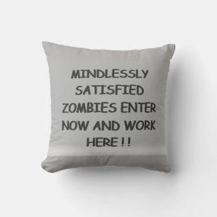 Coussin Zombies insouciants