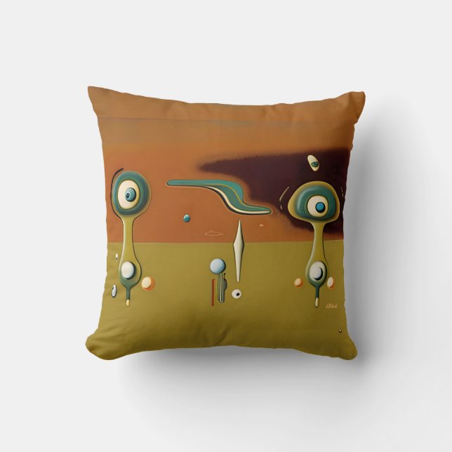 Coussin Zone d'atterrissage d'ovni (Recto)