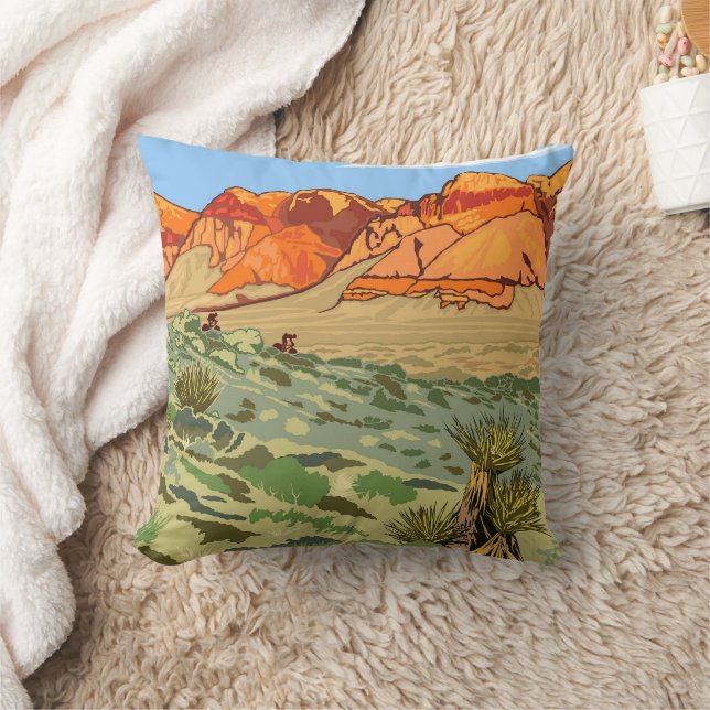 Coussin Zone de conservation nationale de Red Rock Canyon  (Couverture)