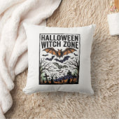 Coussin Zone de sorcière d'Halloween Dessin de chauves-sou (Couverture)