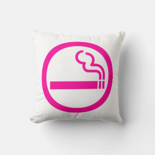 Coussin Zone fumeurs dames 喫煙女性 Japanese Sign