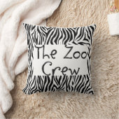Coussin Zoo Crew Zebra Print Design Jeu d'oreiller (Couverture)