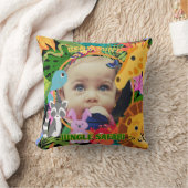 Coussin Zoo Wild Animal Jungle Safari Anniversaire de enfa (Couverture)