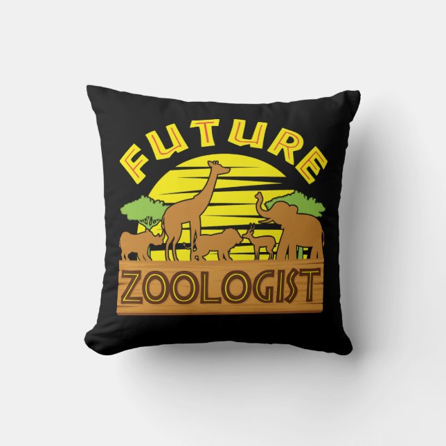 Coussin Zoologiste futur (Recto)