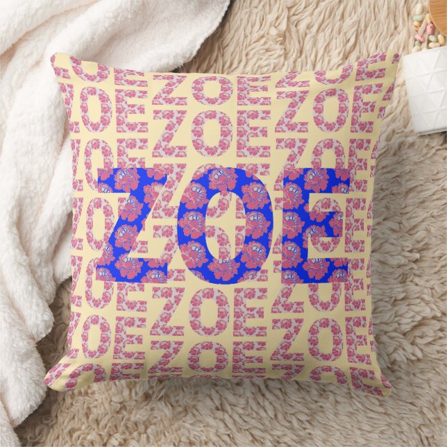 Coussin Zoom Motif Nom (Couverture)