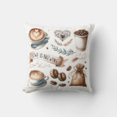 Coussins à Thème Café (Recto)