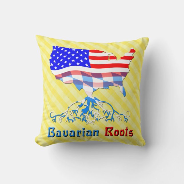 Coussins américains des racines bavaroises (Recto)
