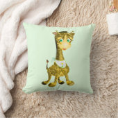 Coussins avec une girafe mignonne (Couverture)