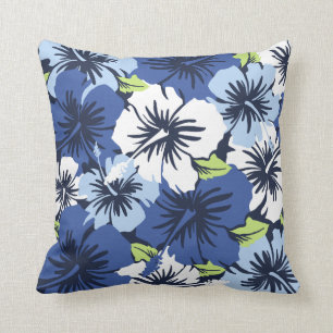 Coussins carrés décoratifs hawaïens de ketmie