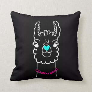 Coussins d'amour de lamas