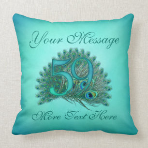 Coussins d'anniversaire de cinquante-neuvième
