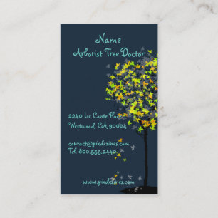 Coussins d'arbres Cartes de visite/paysagistes