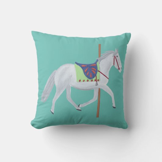 Coussins de Cheval de Manège pour Chambre de Bébé (Recto)