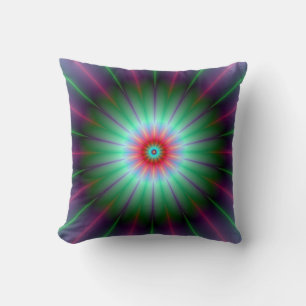 Coussins de fleurs rayonnantes