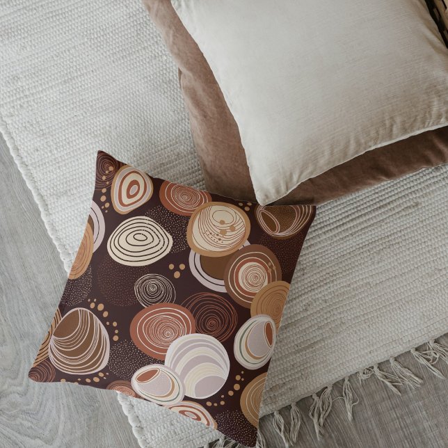 Coussins de jet Boho Tons Terreux (Créateur téléchargé)