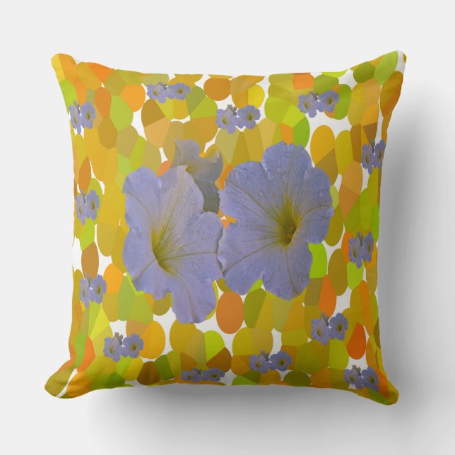 Coussins de jet de fleurs de printemps (Recto)