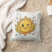 Coussins de jeton Bébé Soleil Heureux (Couverture)