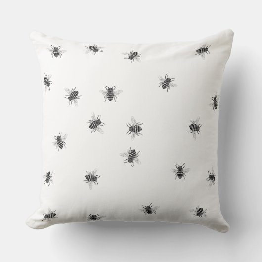 Coussins de Jeu et de Bois - Abeille de miel (Recto)