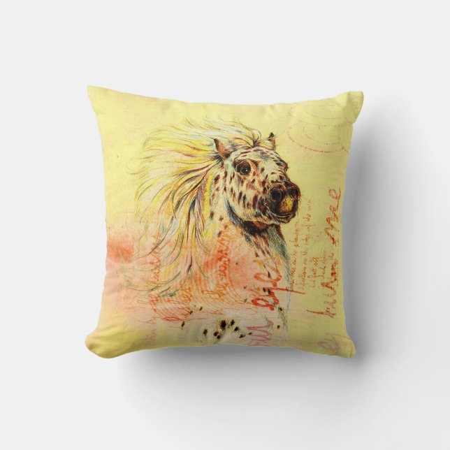 Coussins de la conception 2 de cheval (Recto)