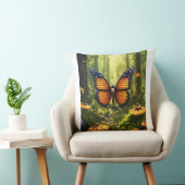 Coussins de l'illustration de papillon de vie (Chaise)