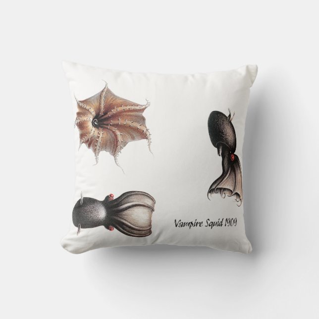Coussins de MoJo d'Américain de calmar de vampire (Recto)