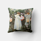 Coussins de MoJo d'Américain de rose de lis de lis (Verso)