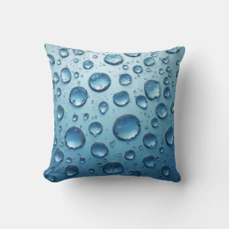 Coussins de motifs de goutte d'eau